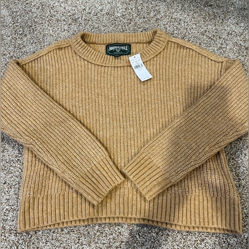 american eagle cableknit sweater